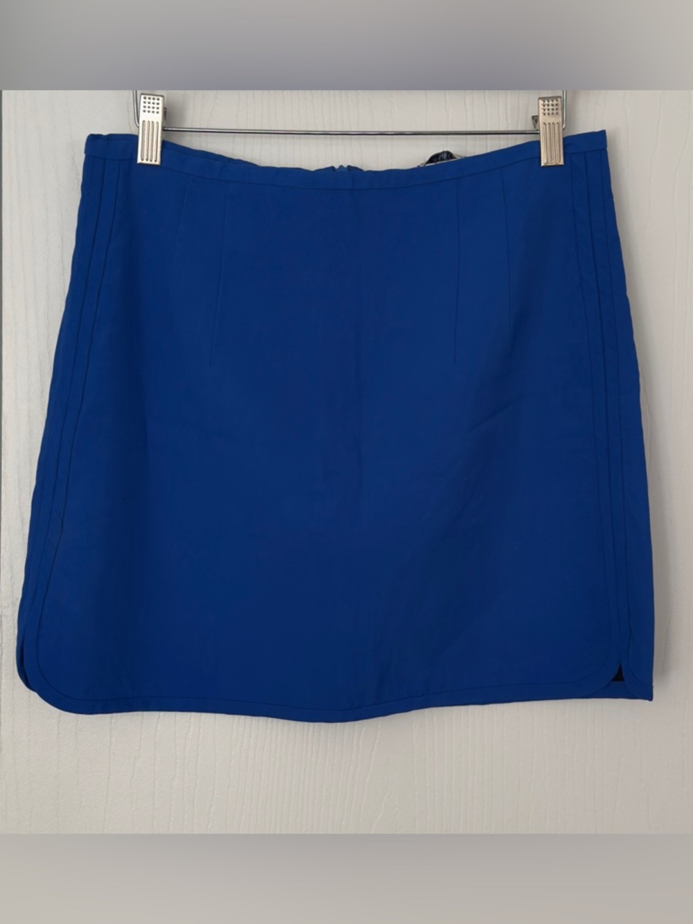 Zara Royal Blue Mini Skirt Size M | Dressy High Waisted Skirt | Going Out - Picture 4 of 8